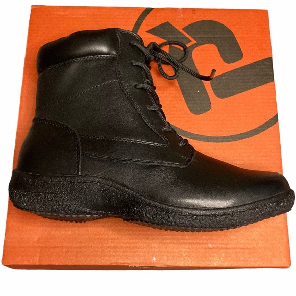 Propét Women’s Helena Black Lace Up Boots - Picture 3 of 15